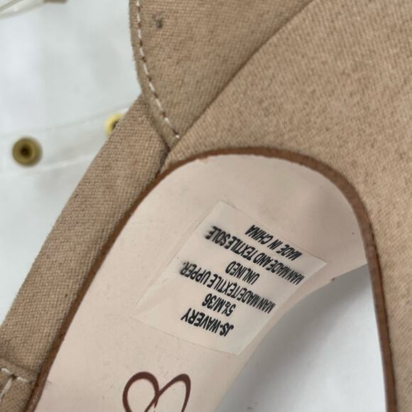 JESSICA SIMPSON Pumps Size 5.5 Wavery Clear Studded Wavery Pointed Toe Stiletto - Picture 6 of 16